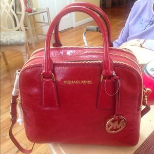 Michael kors red purse